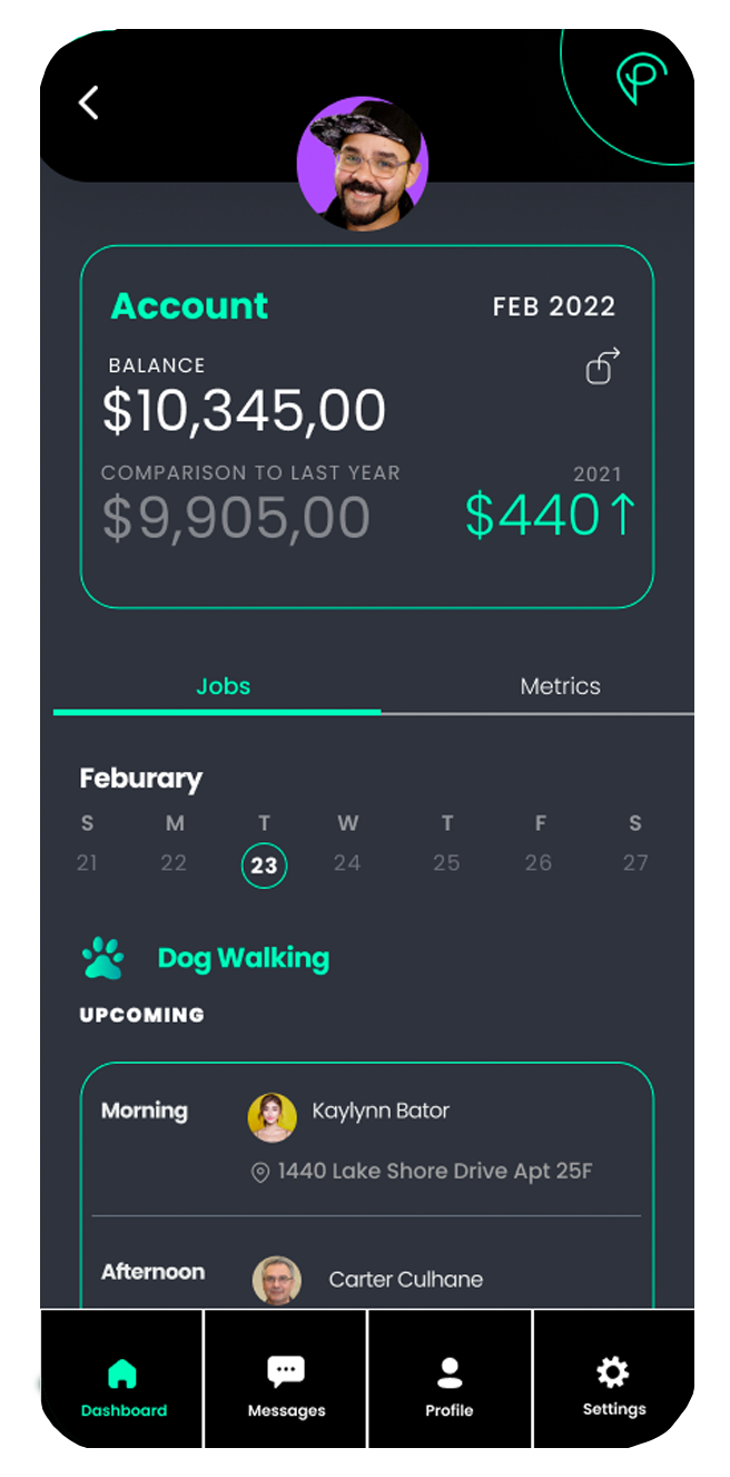 Pinwrk Pro Dashboard Jobs